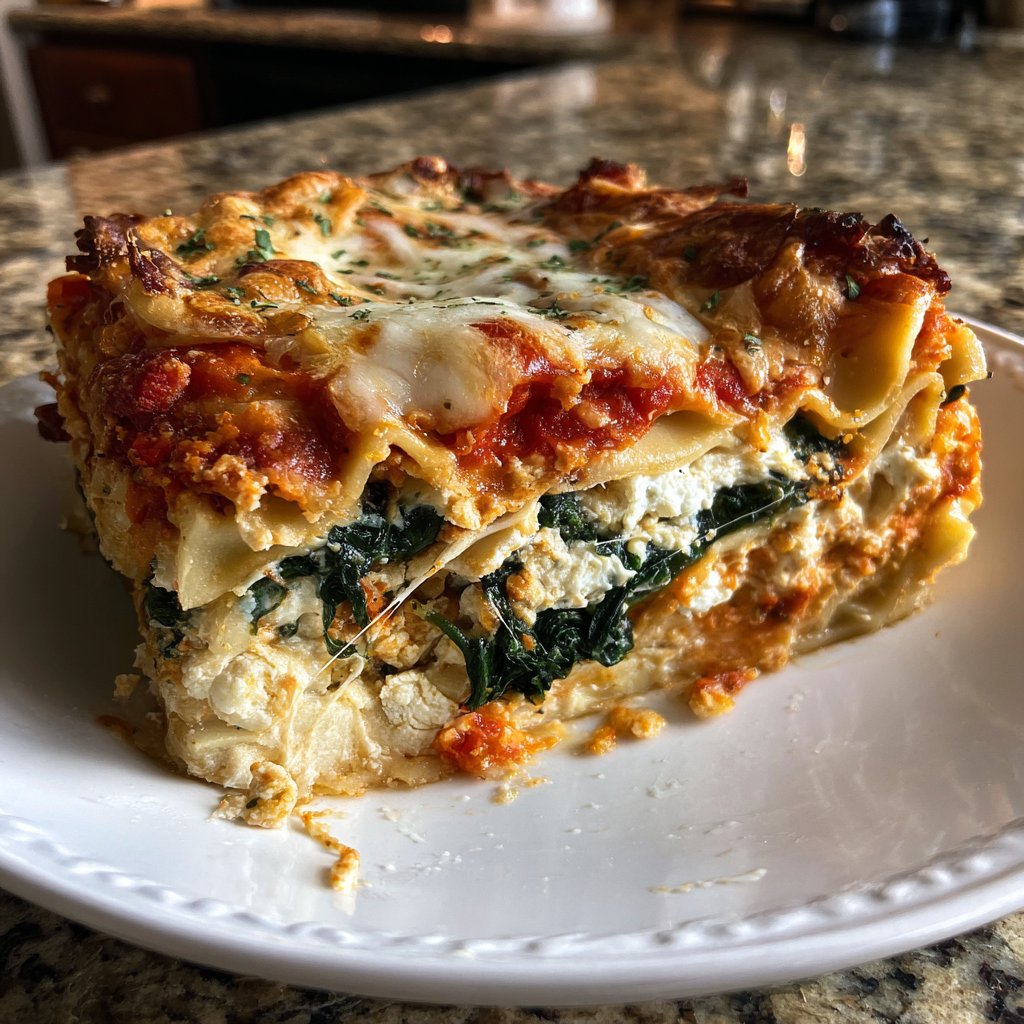 Sunday Slow Baked Vegetable Lasagna