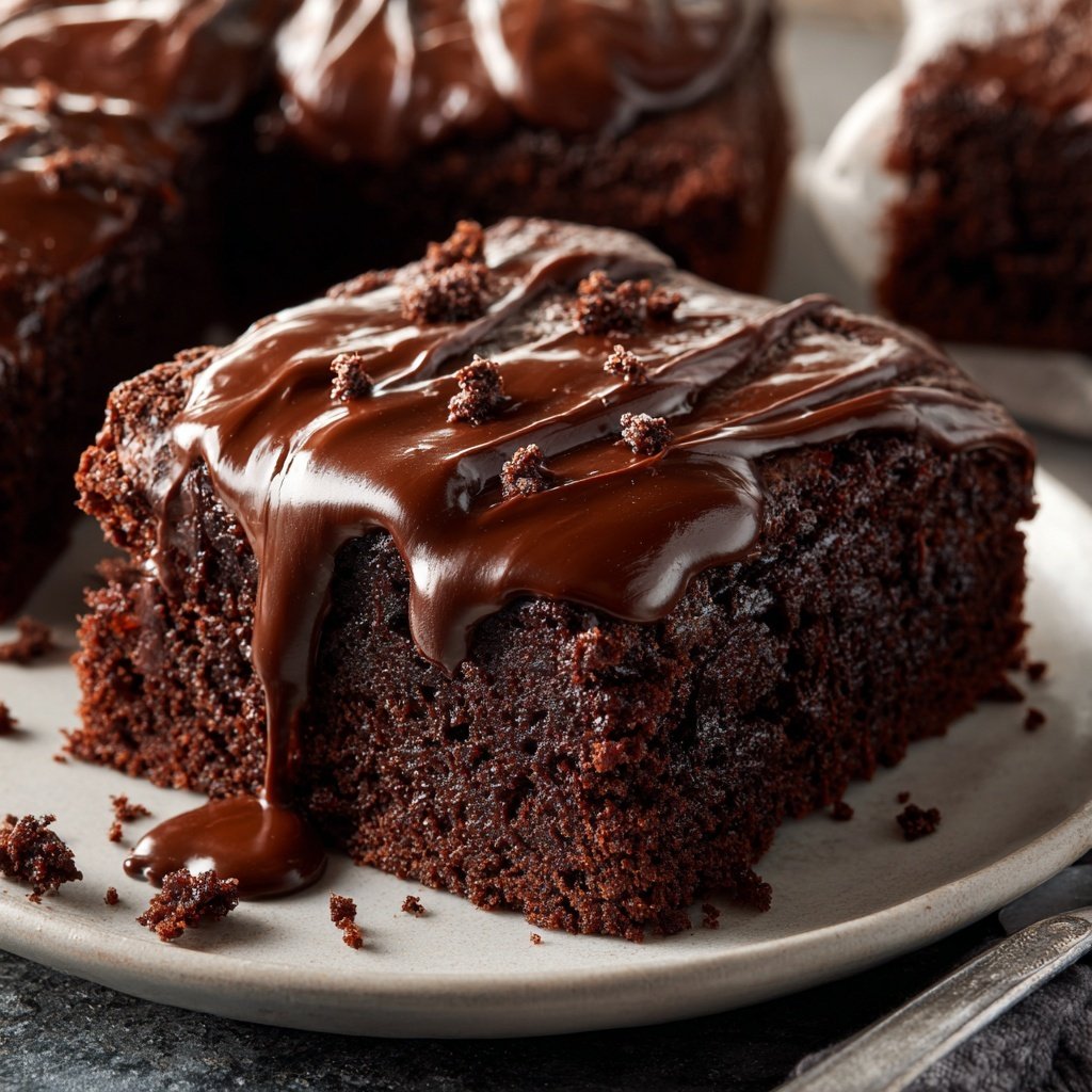 Chocolate Sheet Cake With Cocoa