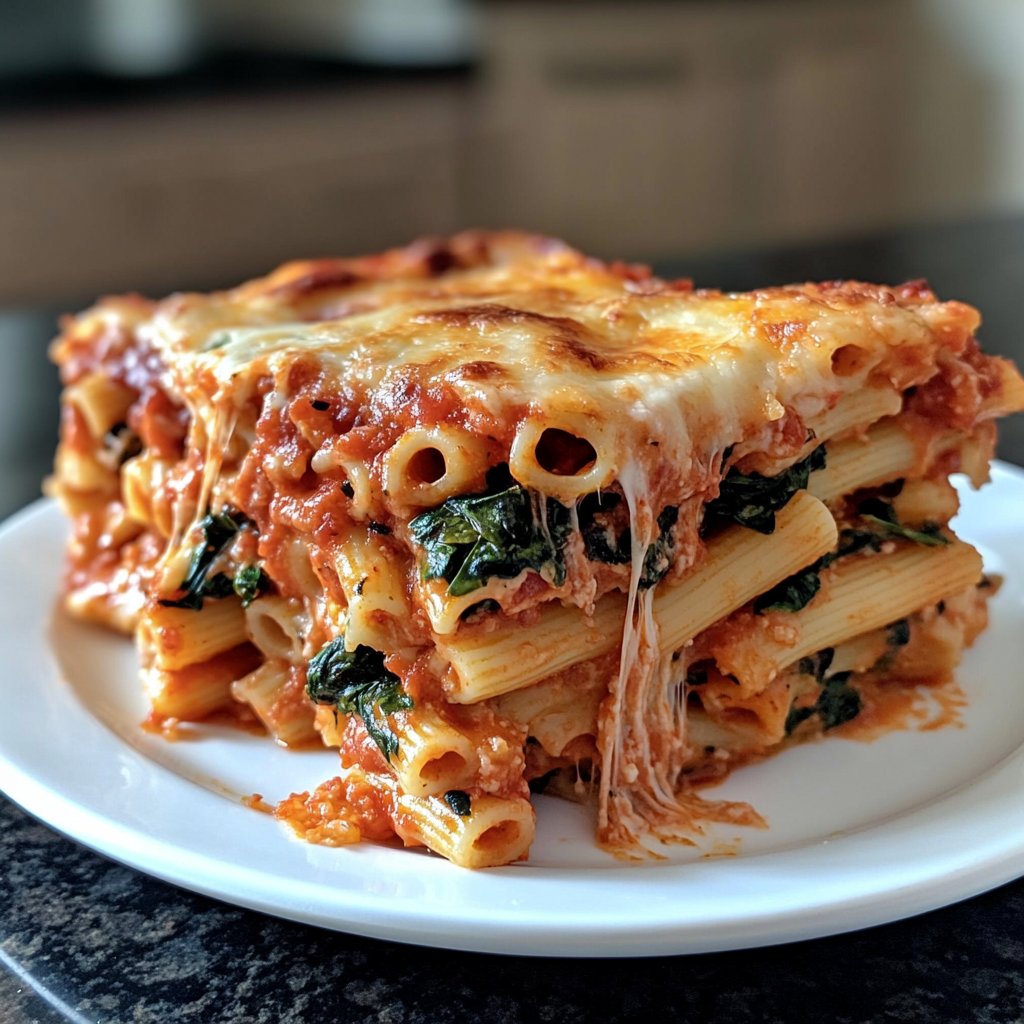 Healthy Baked Ziti Casserole Recipe