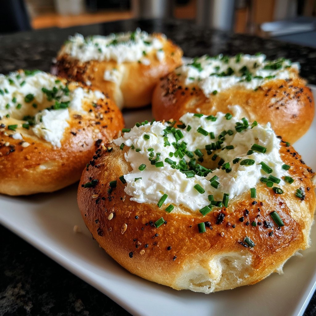 Easy Protein Bagels With Greek Yogurt