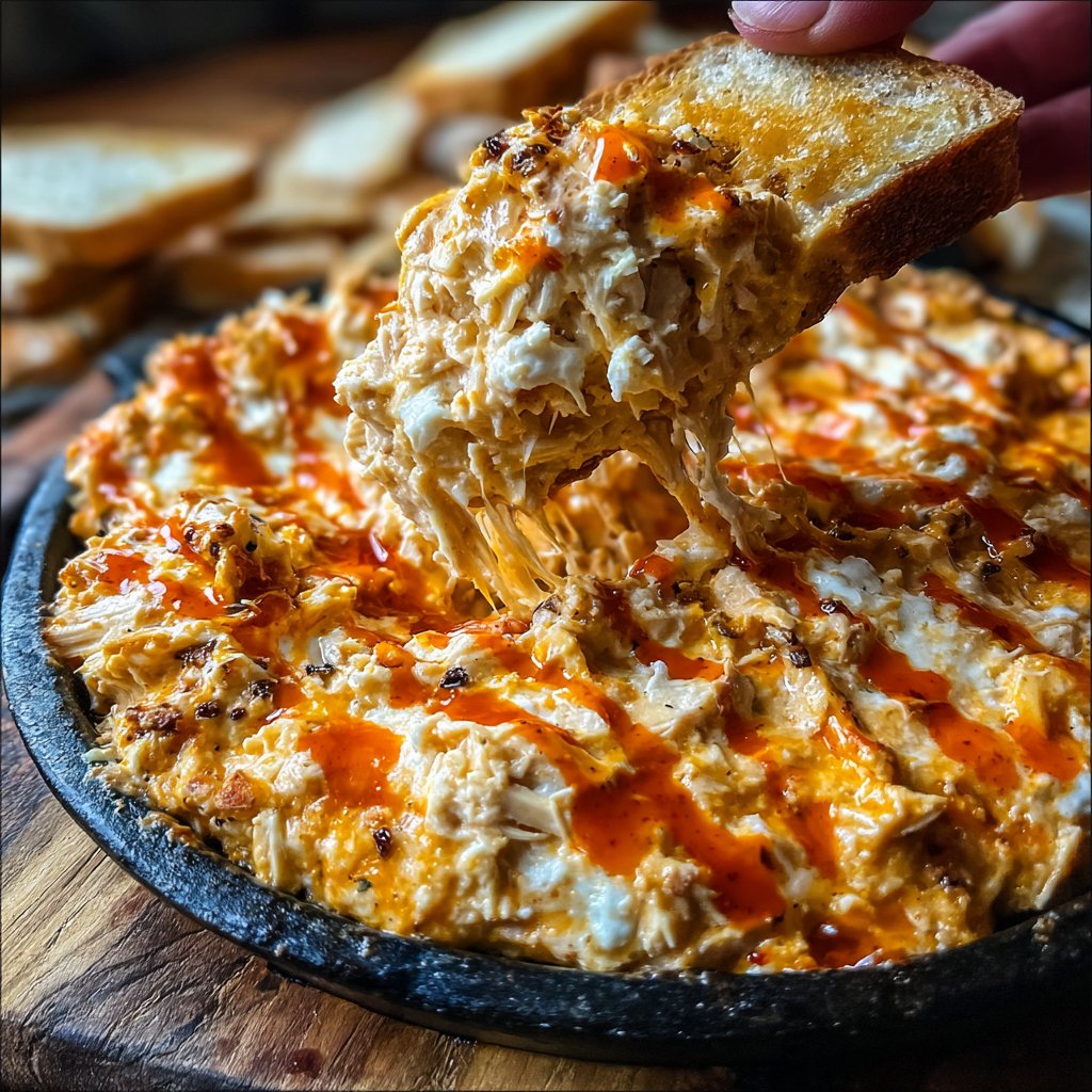 Buffalo Chicken Dip for Parties
