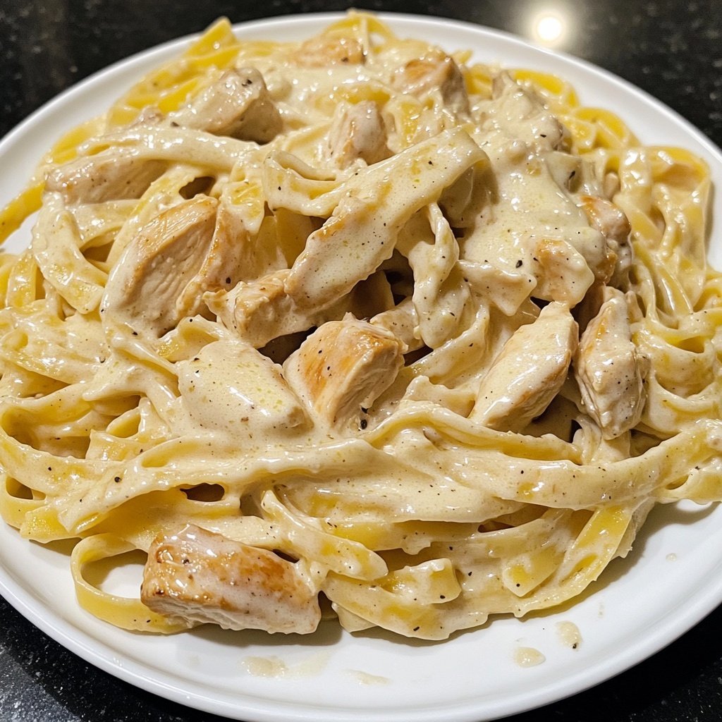 Creamy Garlic Parmesan Chicken Pasta