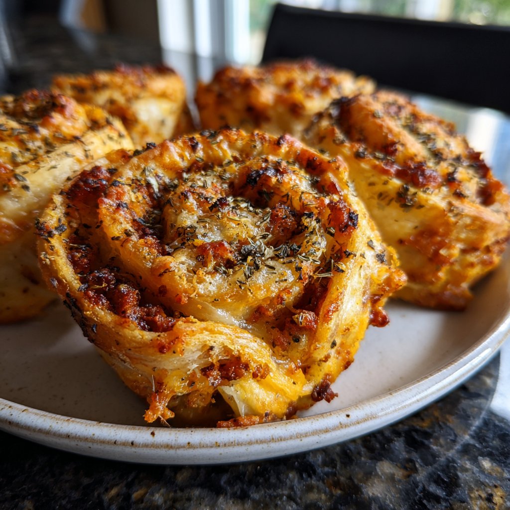 Super Bowl Appetizer Puff Pastry Pinwheels