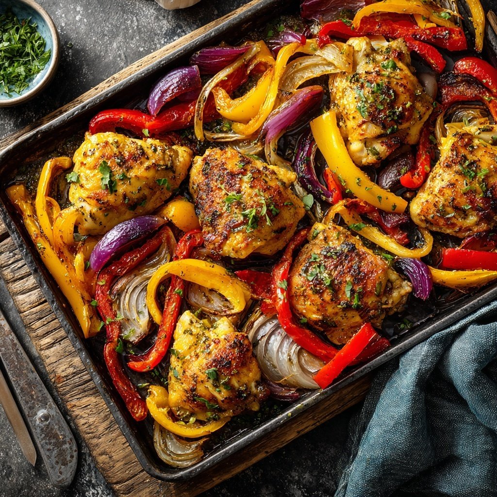 Greek Chicken Sheet Pan Dinner