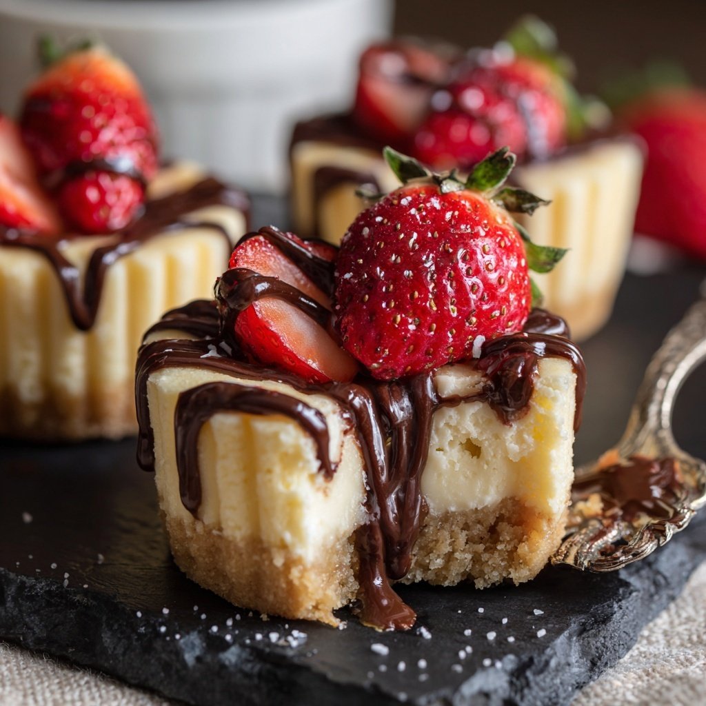 Valentines Treats Mini Cheesecakes