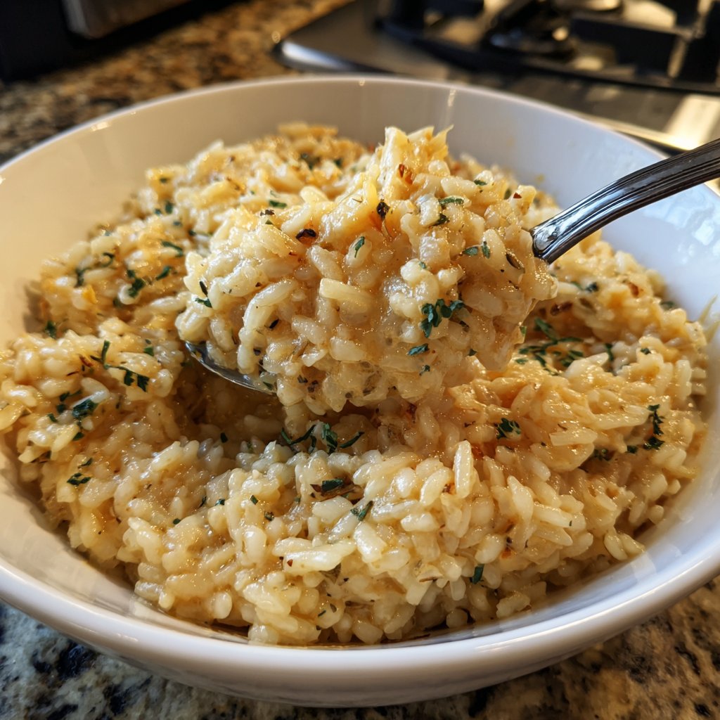 Romantic Roasted Garlic Risotto