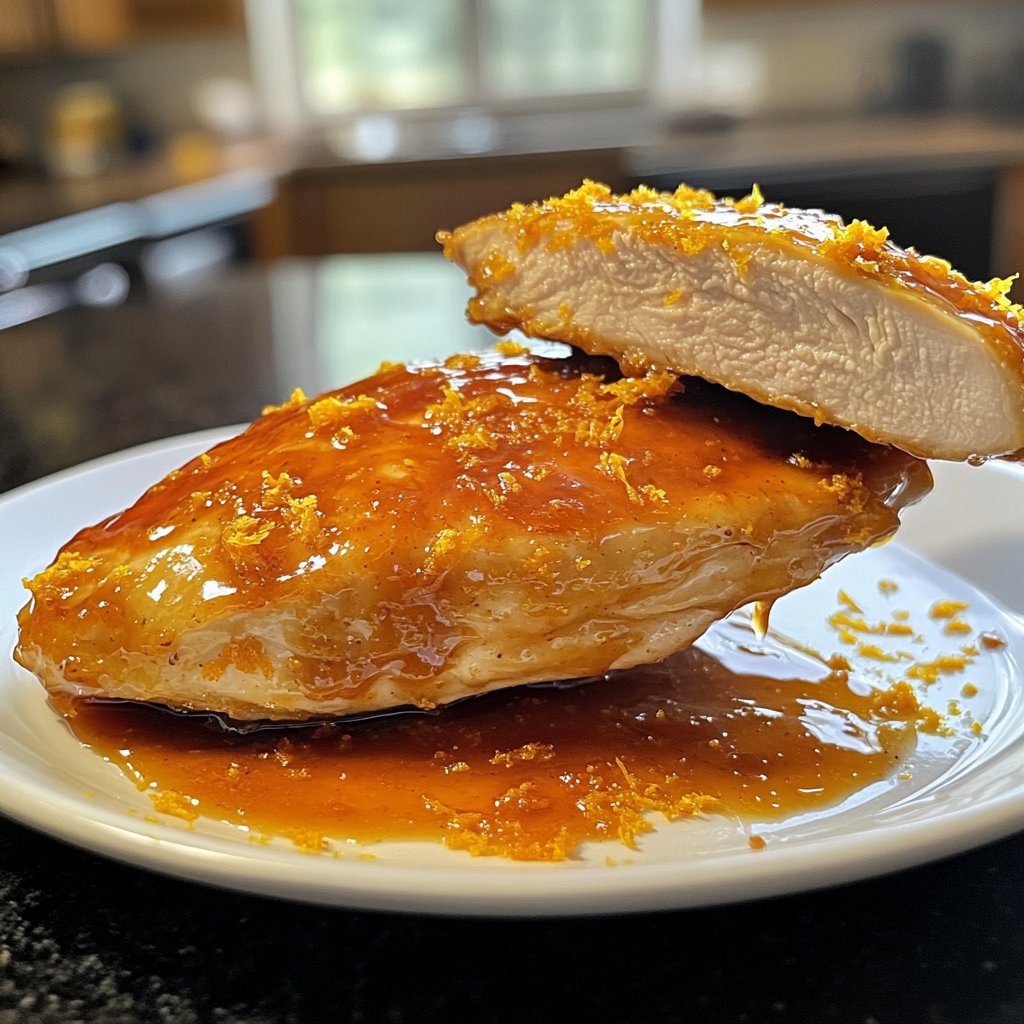 Chicken Breast with Orange Glaze