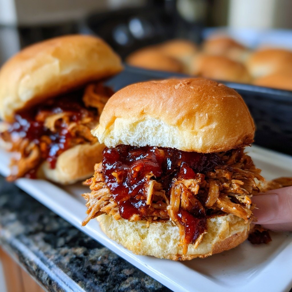 Easy BBQ Jackfruit Sliders