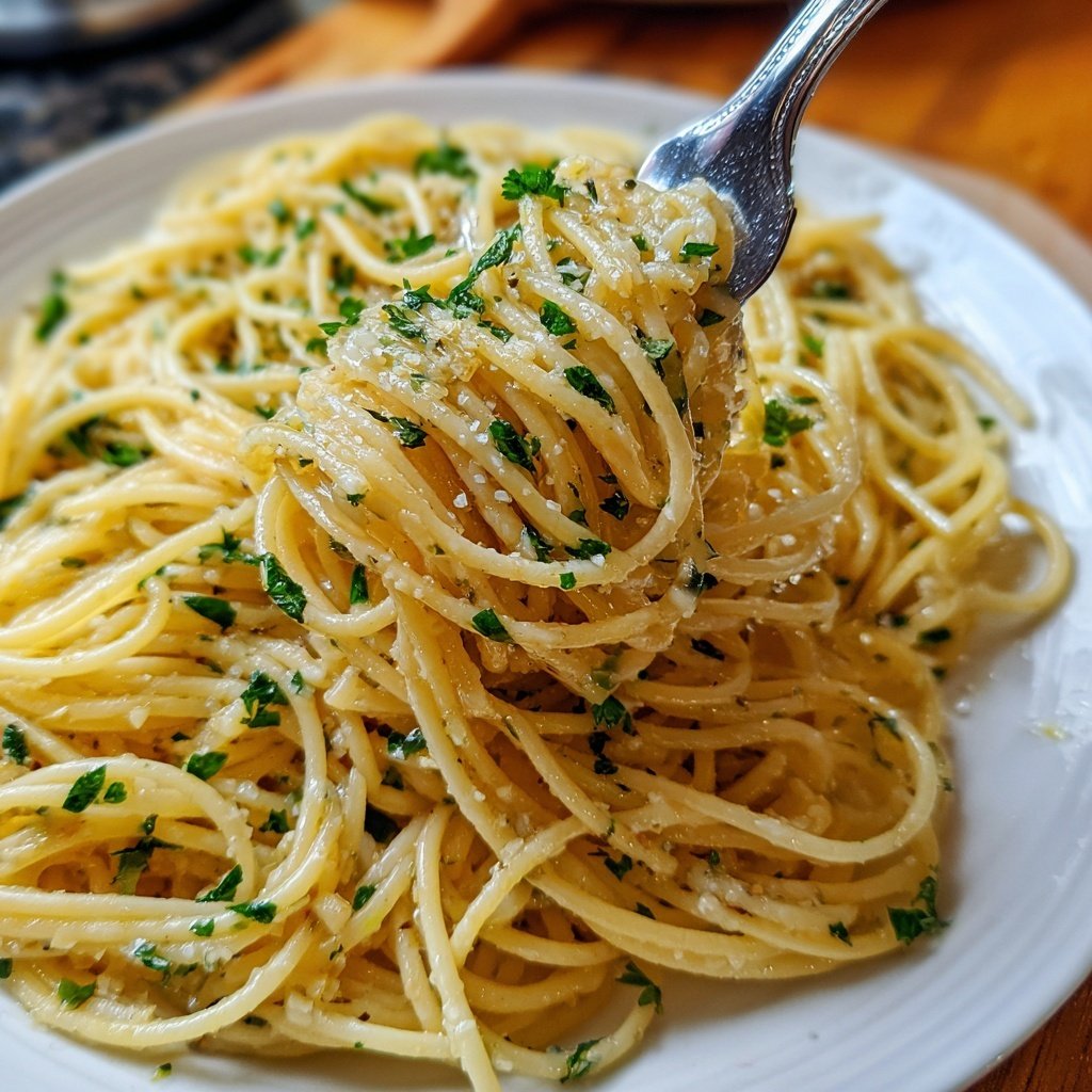 Quick & Easy 15-Minute Garlic Pasta