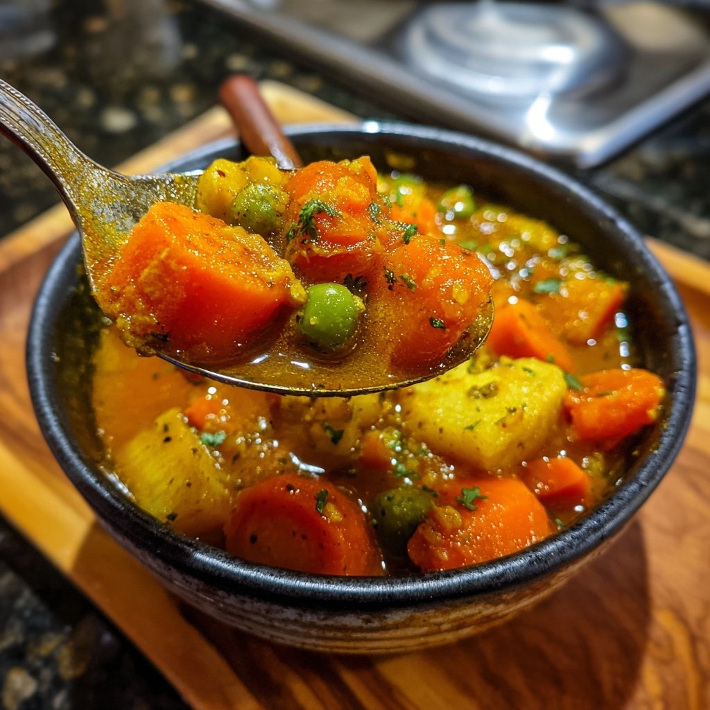 Healthy Crockpot Vegetable Curry